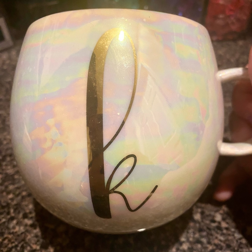 K Initial Coffee Mug